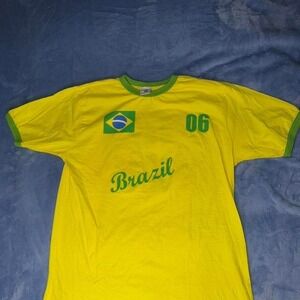Vintage Brazil shirt men size large‎